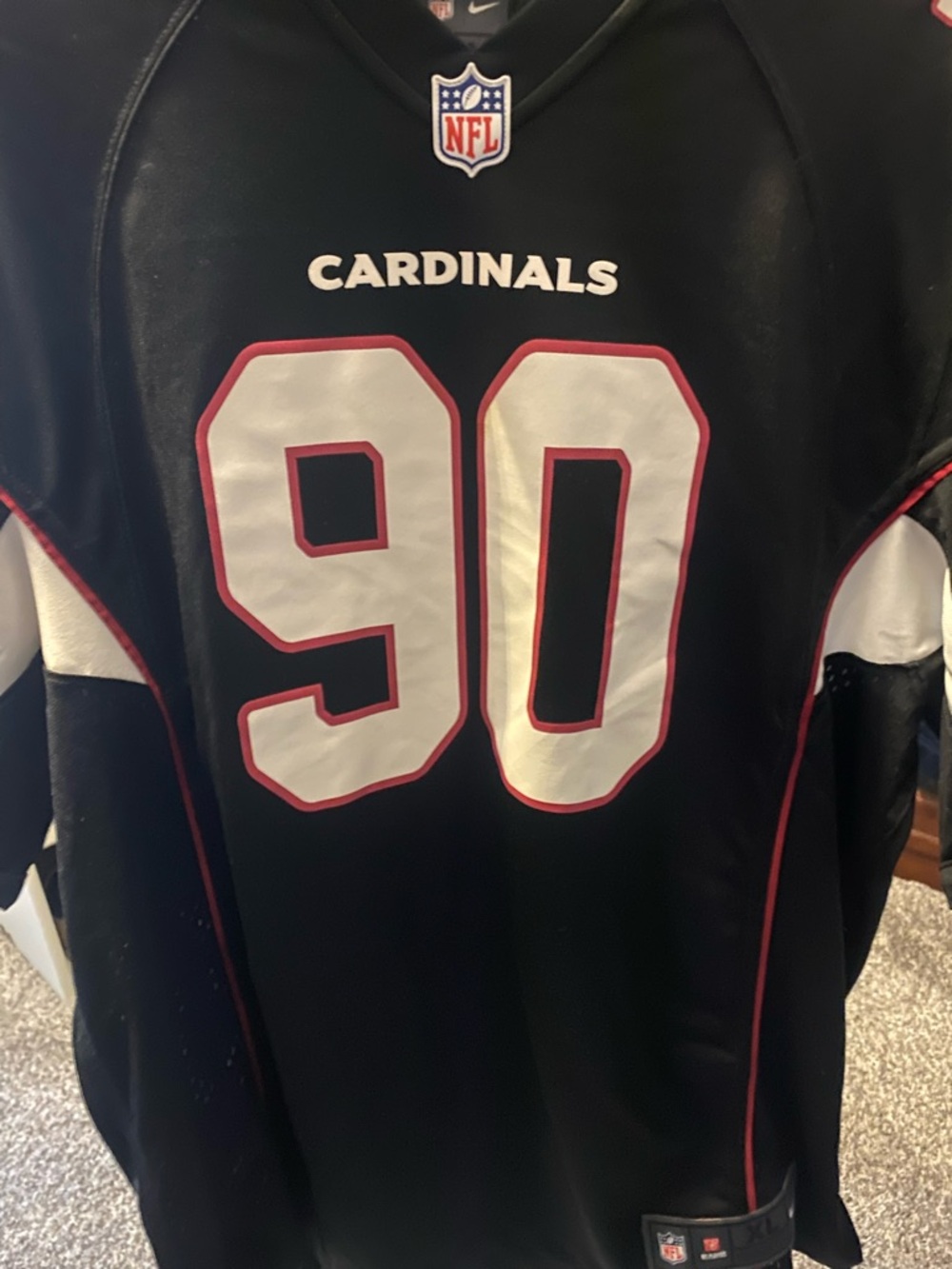 Nike Black Arizona Cardinals #90 Replica Football Jersey